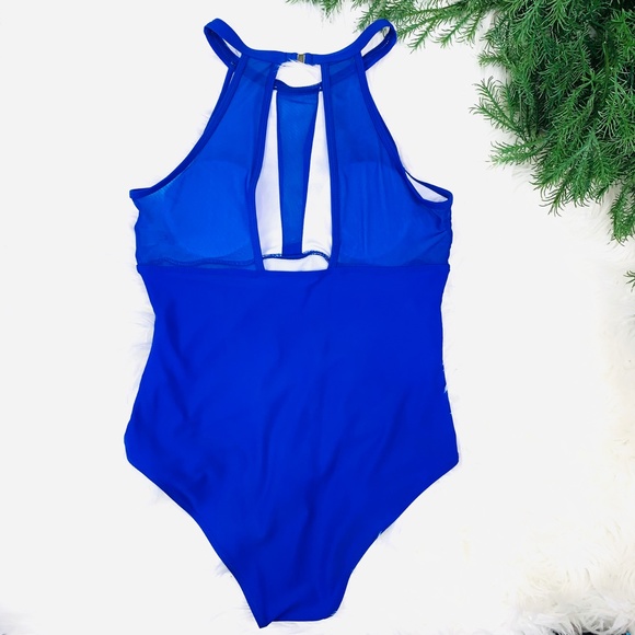 🚫SOLD!*GORGEOUS BLUE! One-Piece Bathing Suit!* - Picture 2 of 12